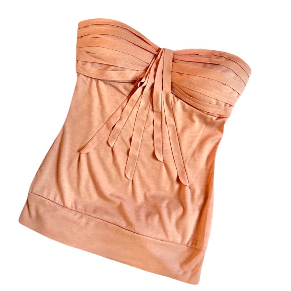 Rampage Heart Moon Star Pink Rose Blush Tube-top Strapless Coastal XS NWT